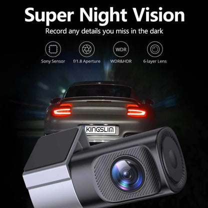 Experience Unmatched Clarity with Our 1080P HD Wired WiFi Dash Cam - 360° Rotatable Mini Camera with Night Vision and 24/7 Parking Monitor